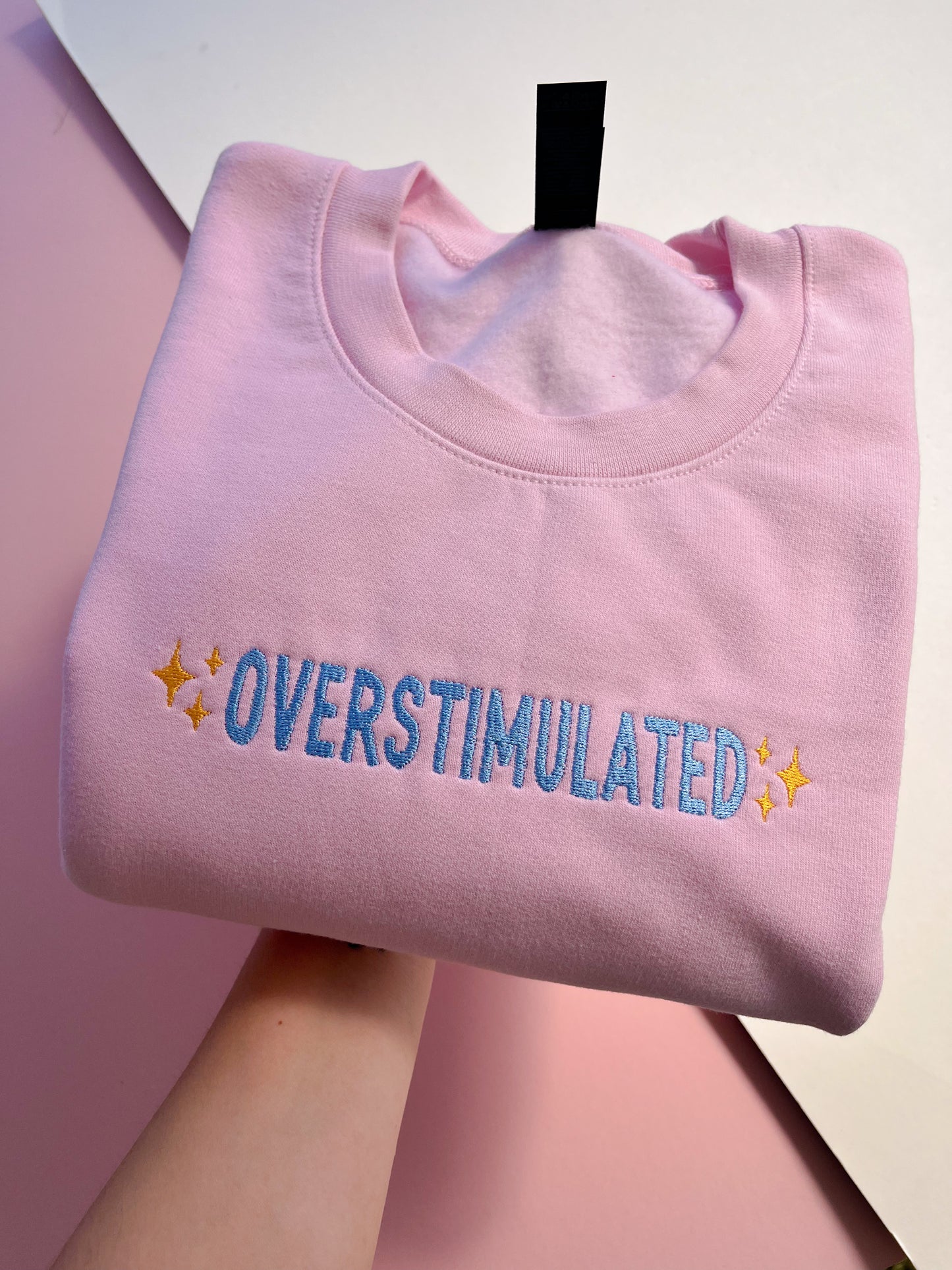 Overstimulated Embroidered Sweatshirt