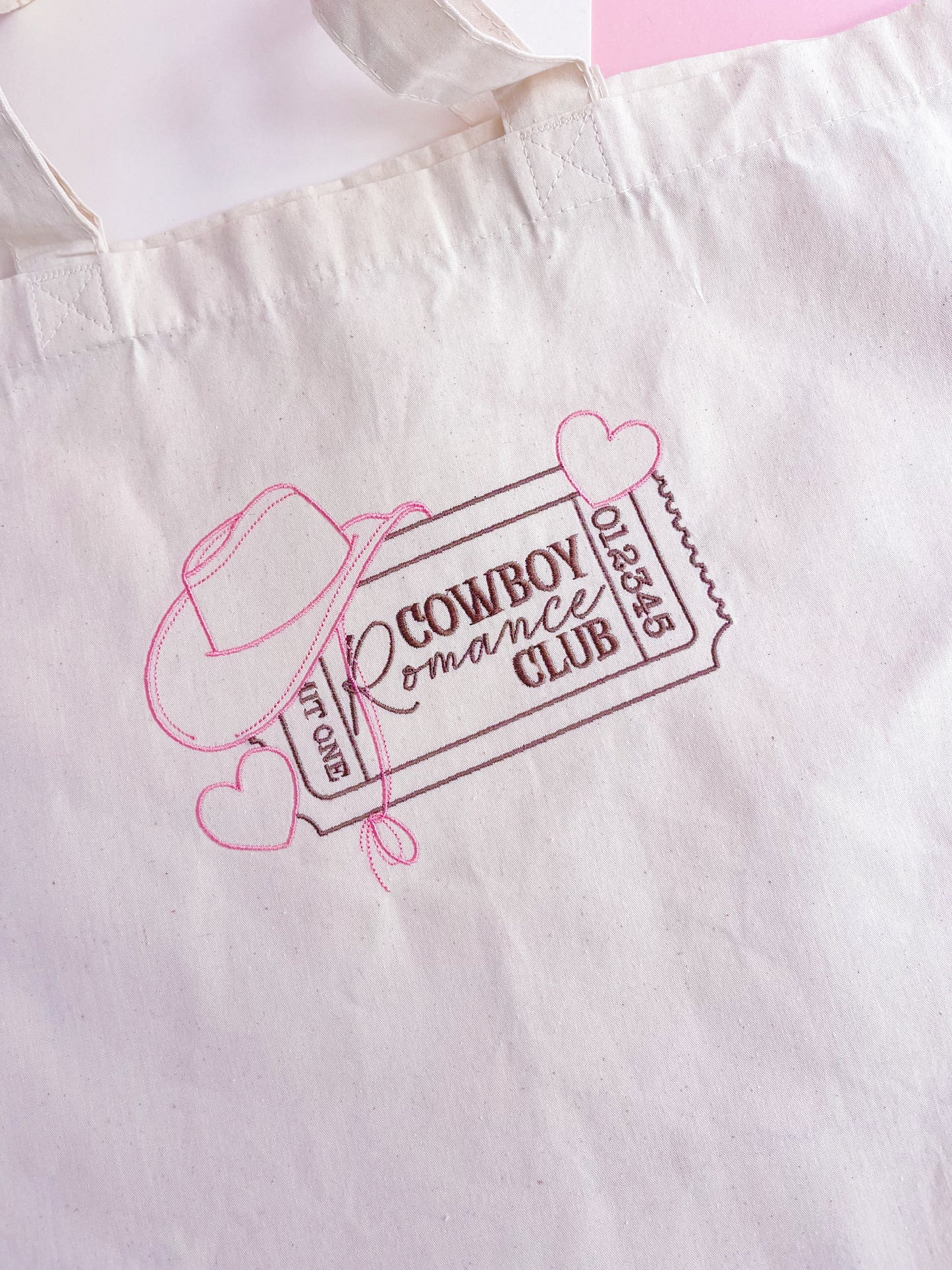 Cowboy Romance Maxi EmbroideredTote X Robyn Ellen