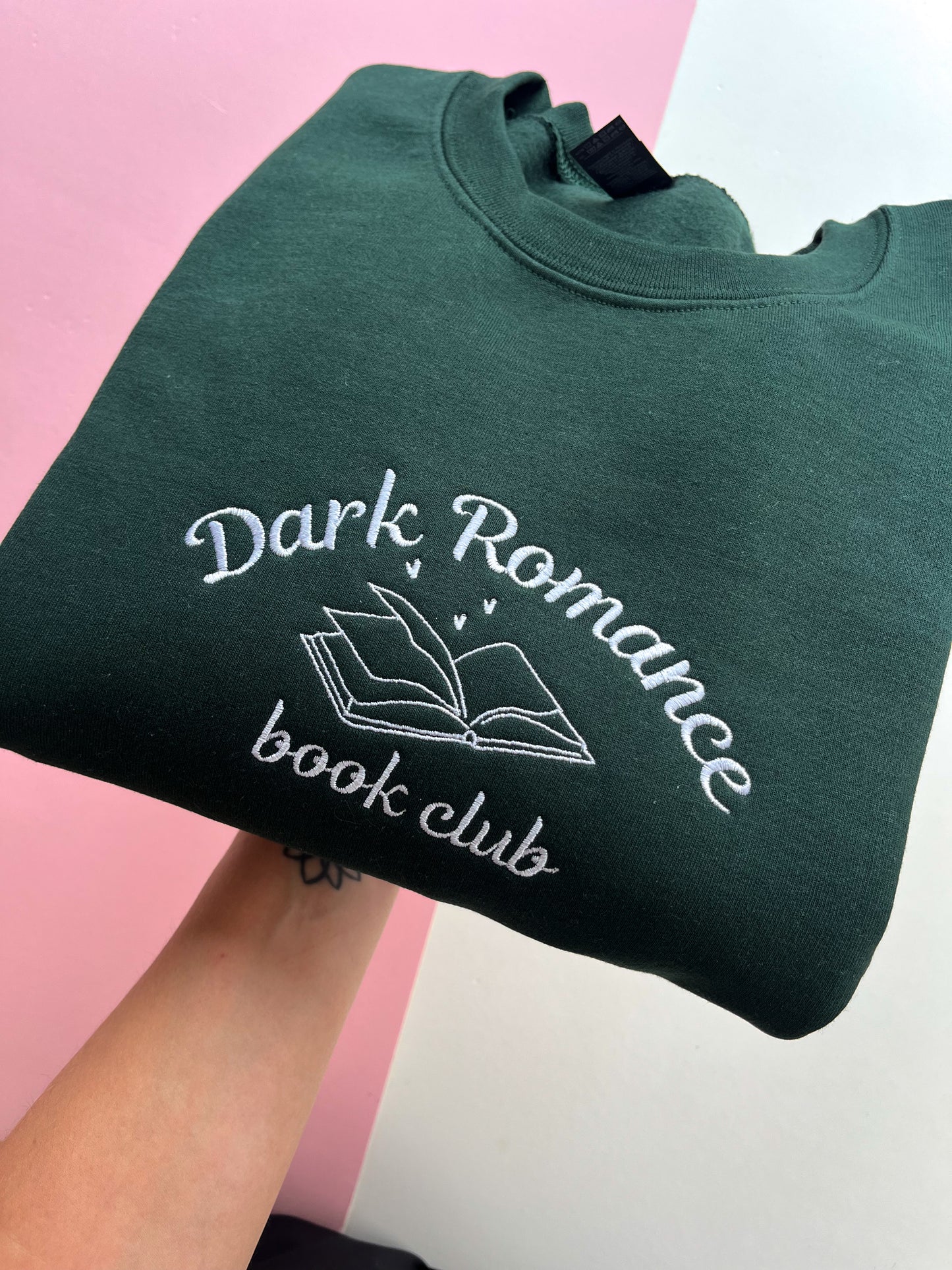 Dark Romance Embroidered Sweatshirt