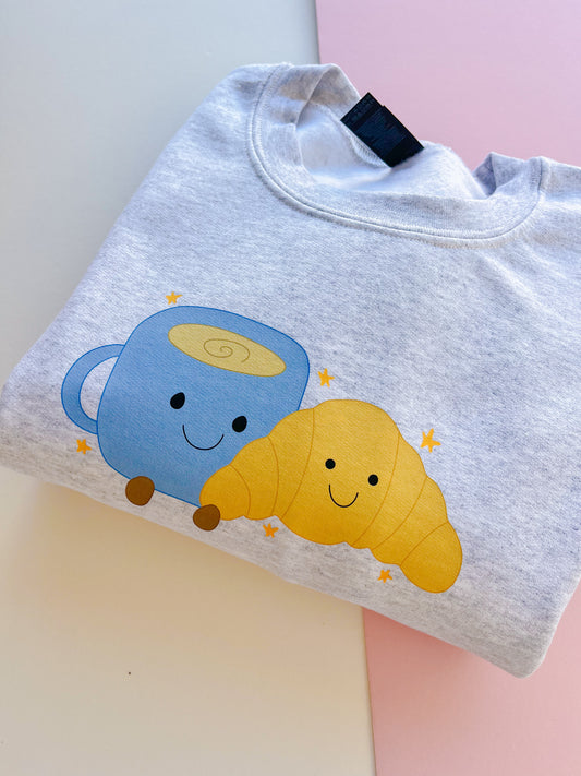 Cuppa & Croissant Printed T-shirt