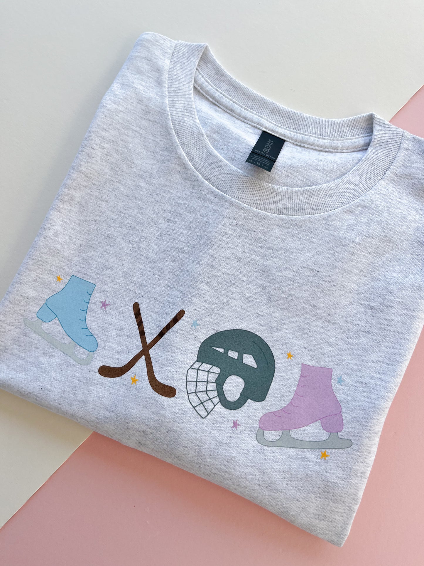 Sports Romance Icons Printed T-shirt