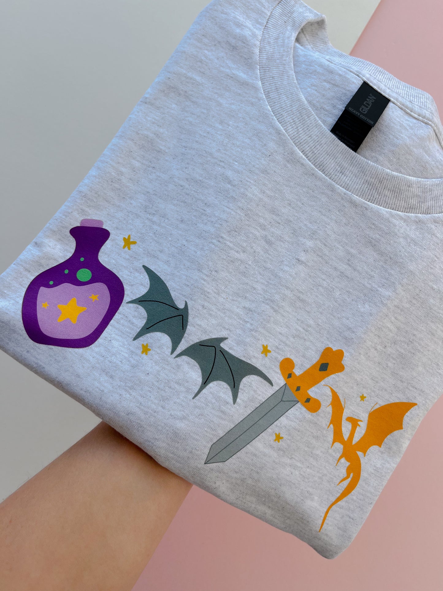 Fantasy Icons Printed T-shirt