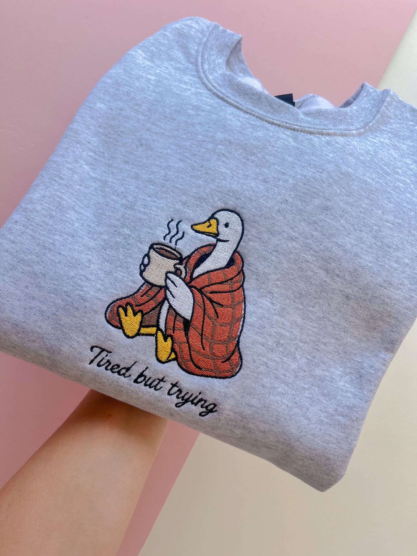 Cosy Goose Embroidered Sweatshirt