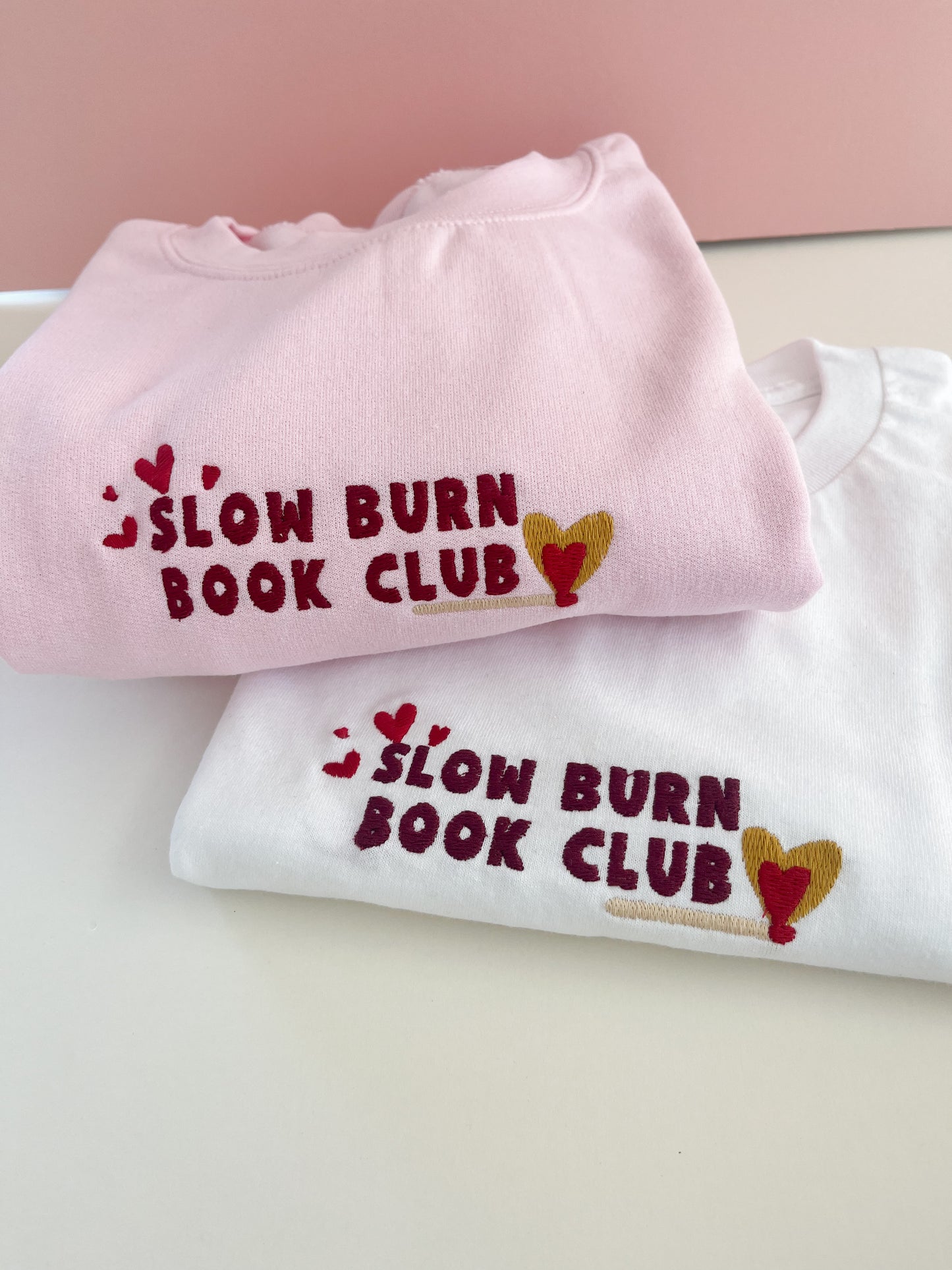 Slow Burn Embroidered T-Shirt