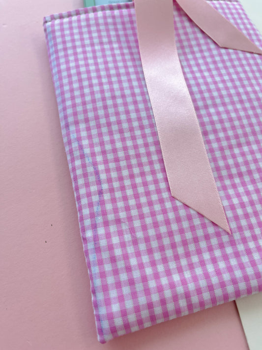 SECOND - Pink Gingham E-Reader Sleeve