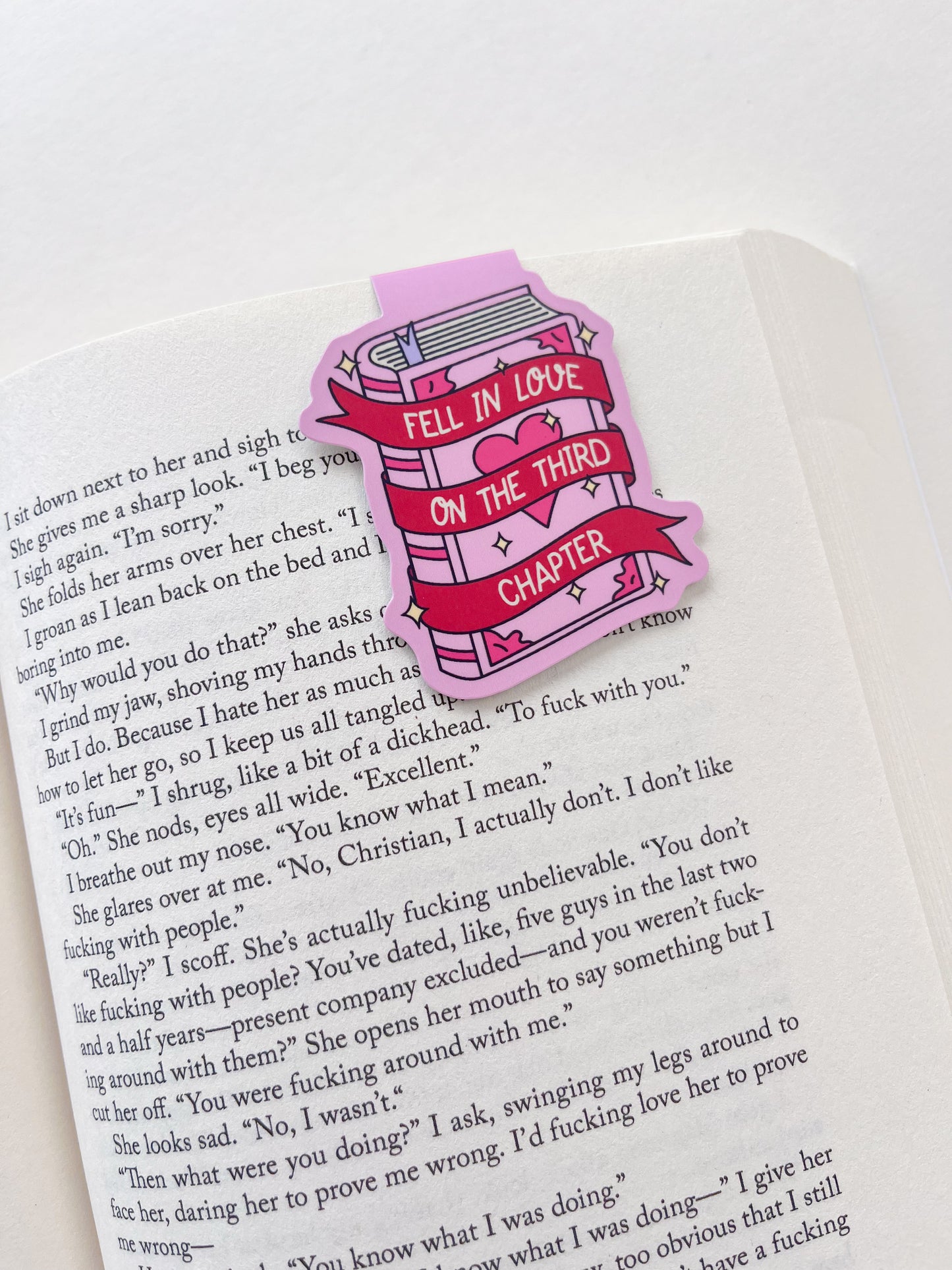 Fell In Love On The Third Chapter Magnetic Bookmark