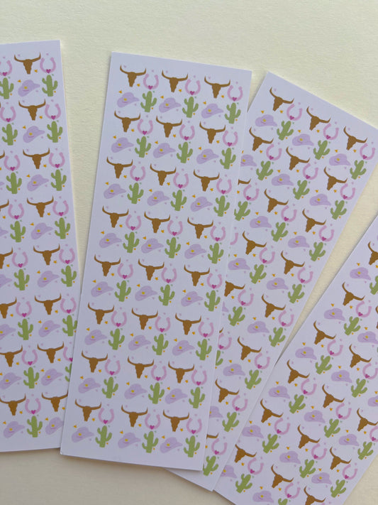 Cowboy Icons Bookmark