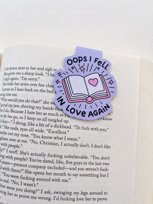 I Fell In Love Again Magnetic Bookmark