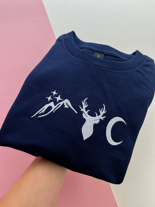 Fantasy Icons Embroidered T-shirt