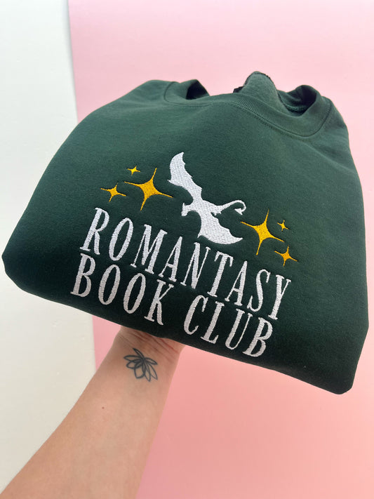 Romantasy Book Club Embroidered Sweatshirt