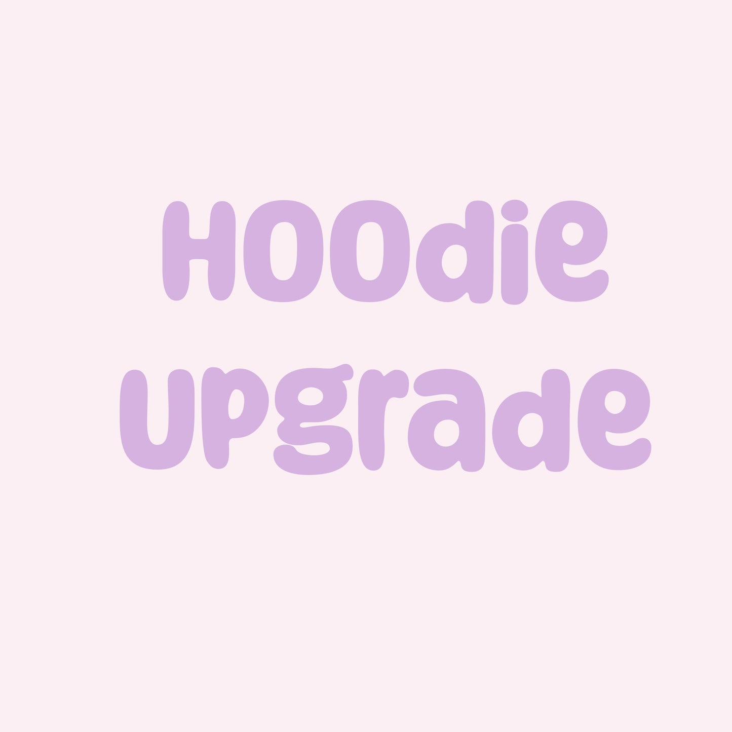 Sweatshirt Upgrade to Hoodie