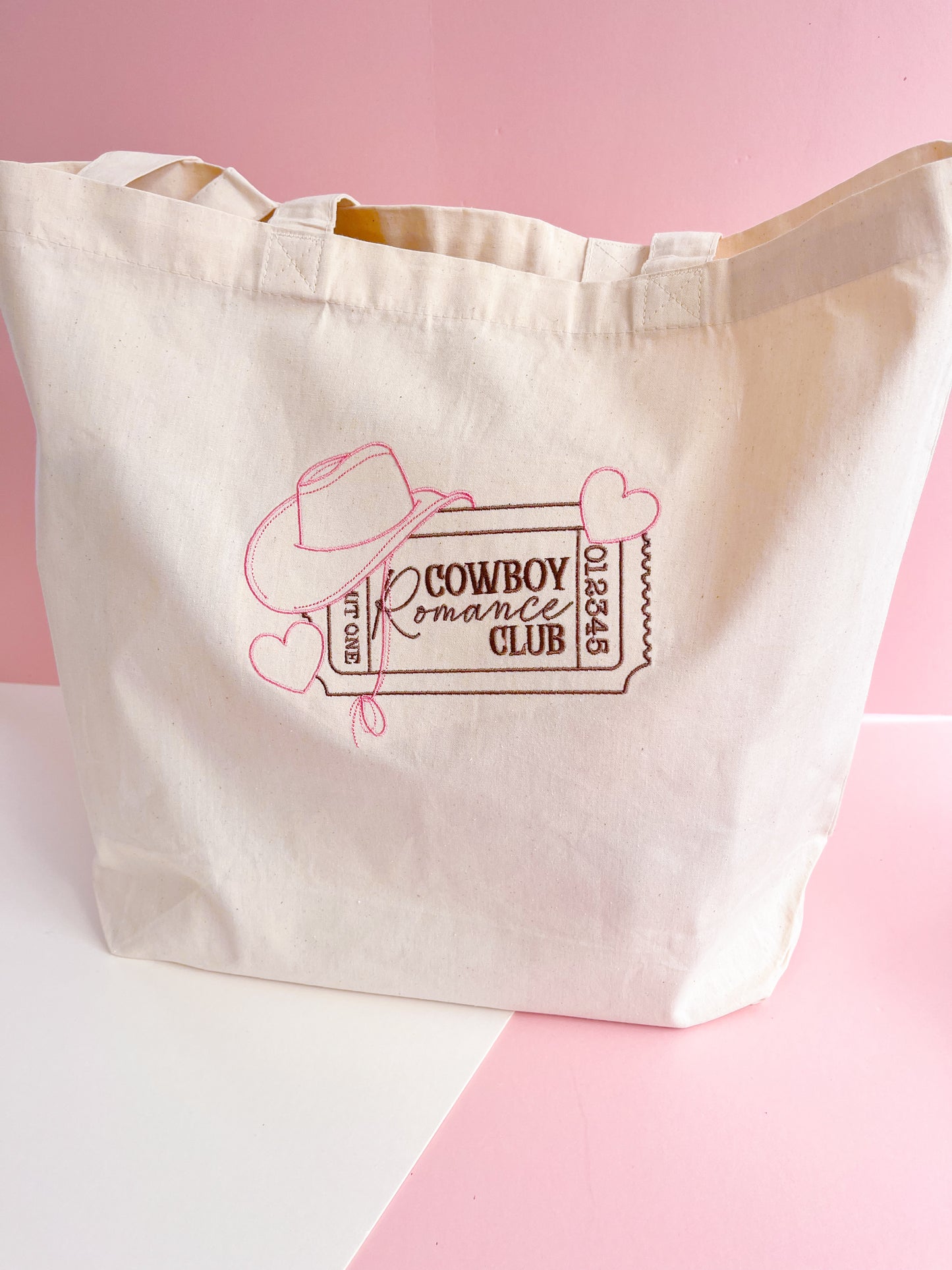 Cowboy Romance Maxi EmbroideredTote X Robyn Ellen