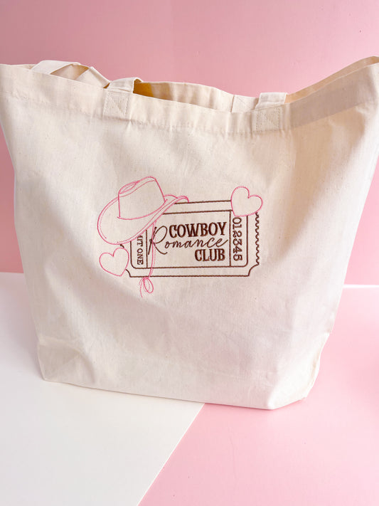 Cowboy Romance Maxi EmbroideredTote X Robyn Ellen