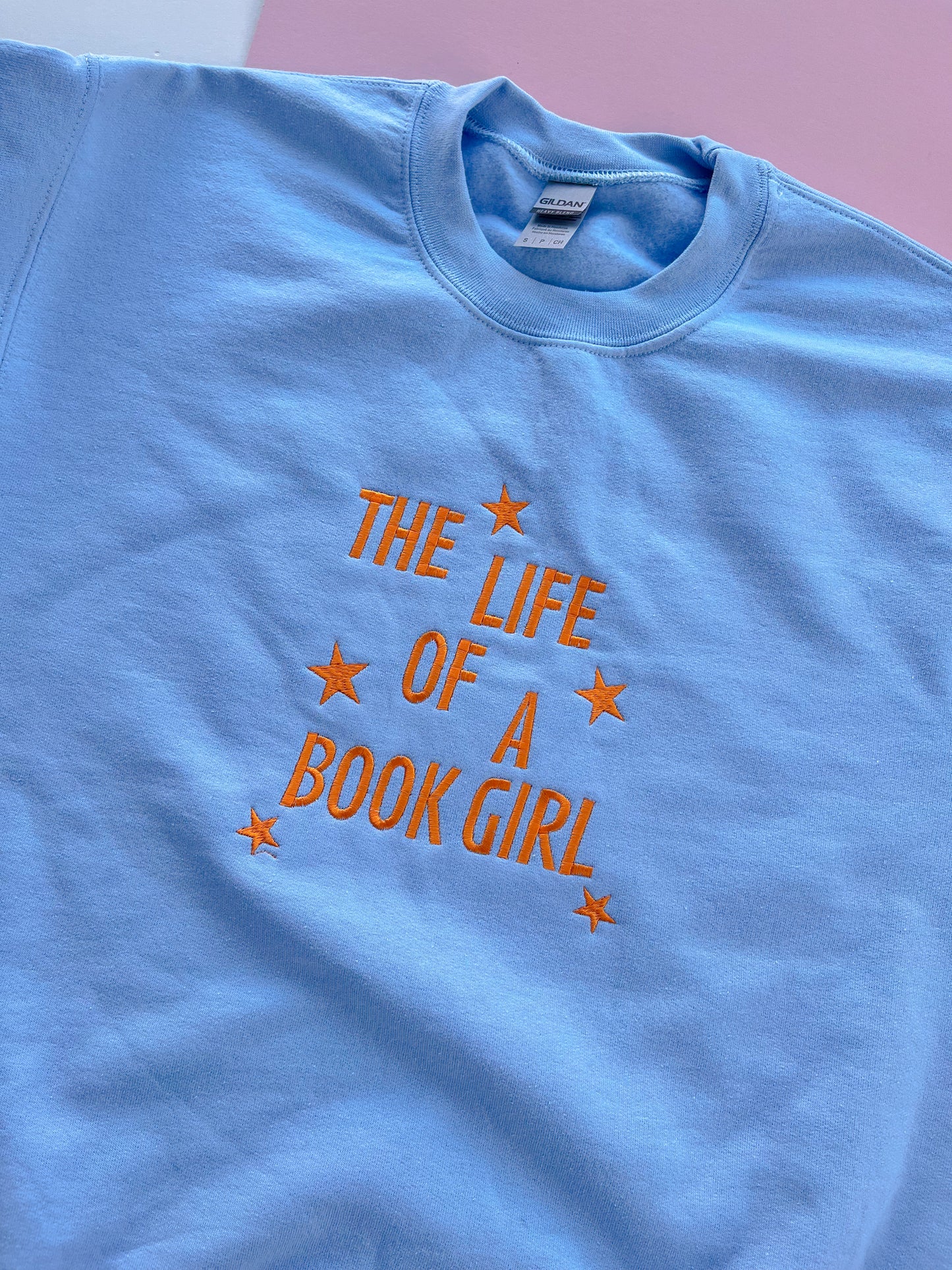SECOND - Small The life of a book girl sweatshirt