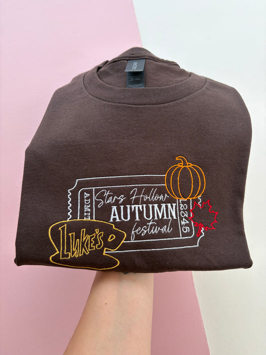 Autumn Festival Embroidered T-shirt X Robyn Ellen Collab