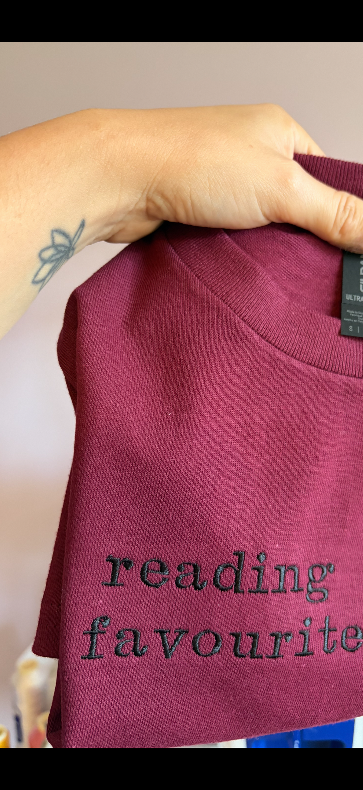 SECOND - S reading is my fav sport tee