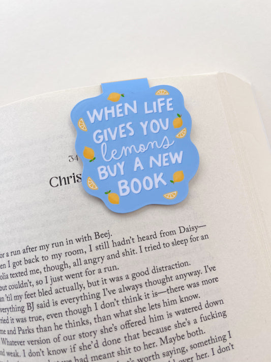 Lemons Magnetic Bookmark