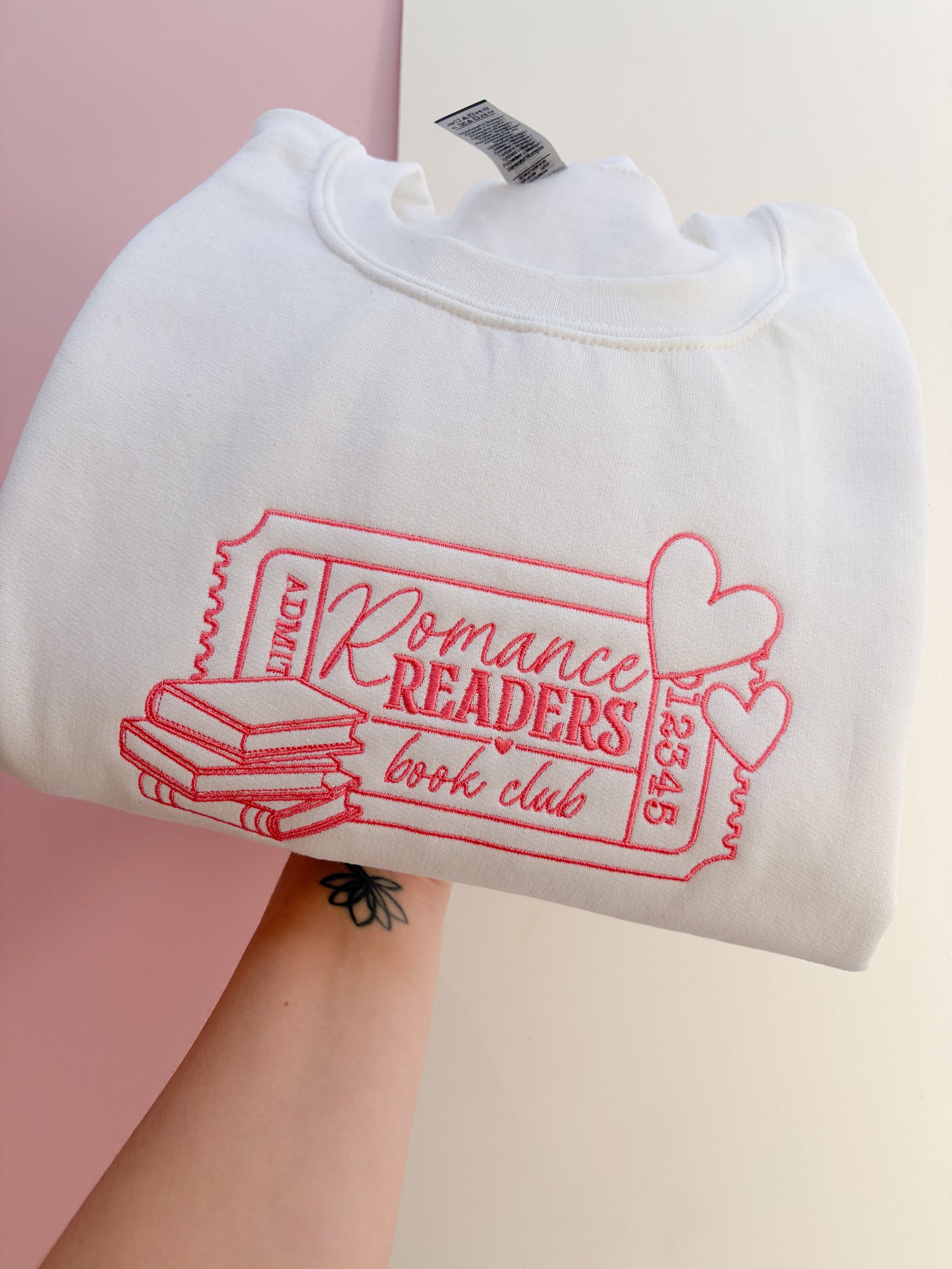Romance Readers Embroidered Sweatshirt X Robyn Ellen Collab