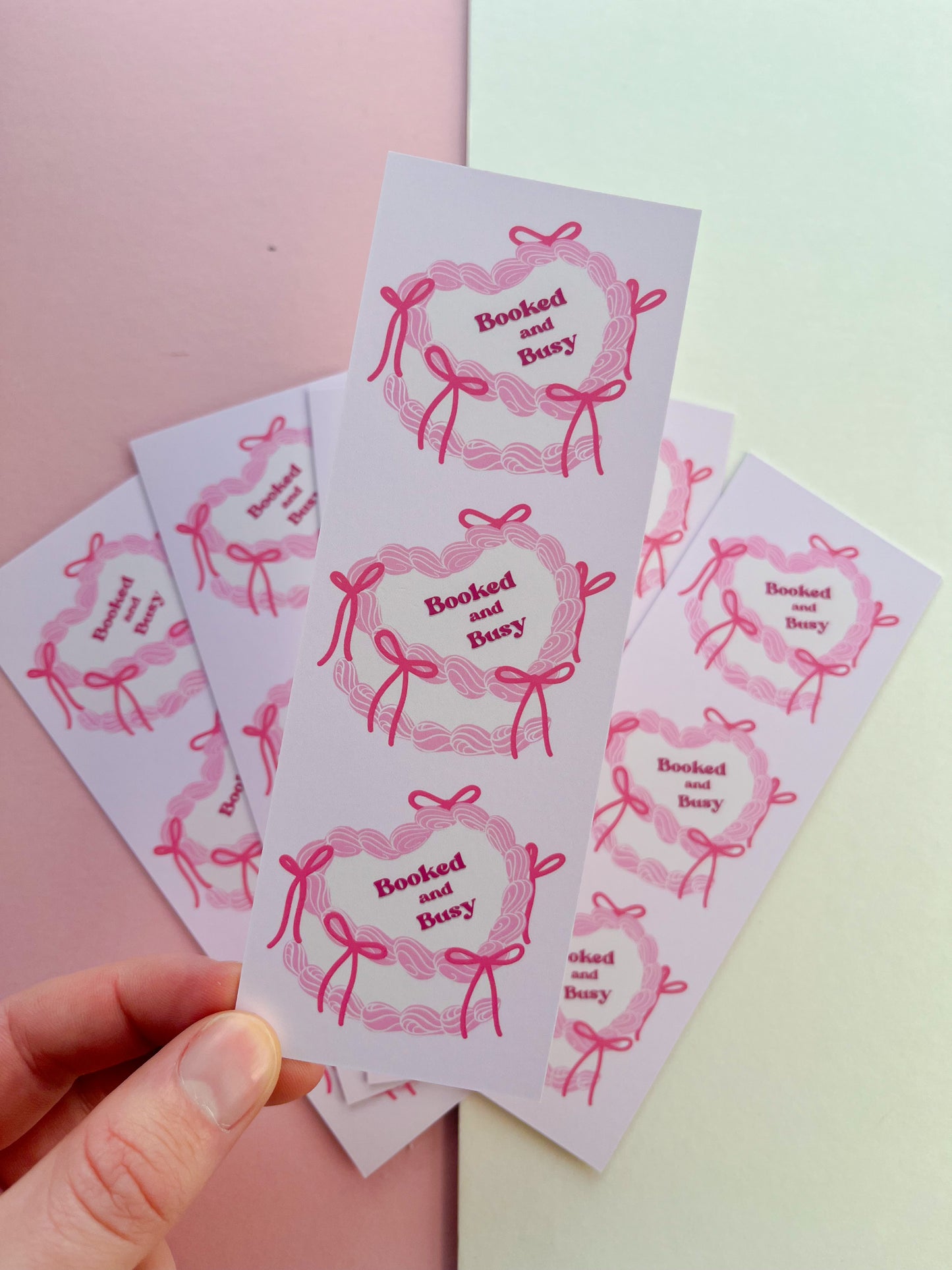 Booked and Busy Bookmark