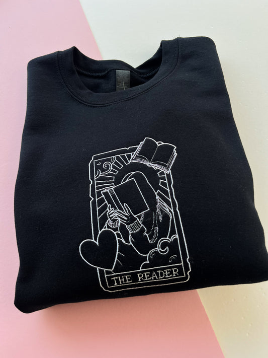 Small - The Reader X Robyn Ellen Collab Embroidered Sweatshirt