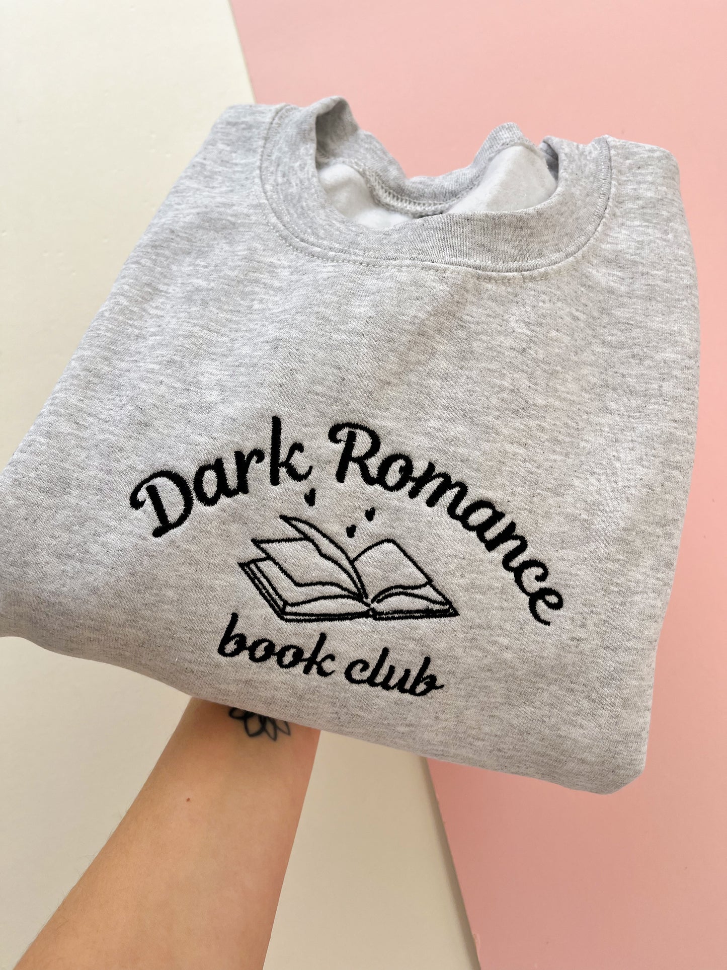 Dark Romance Embroidered Sweatshirt