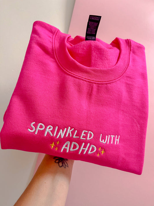 Large - Sprinkled with ADHD Sweatshirt