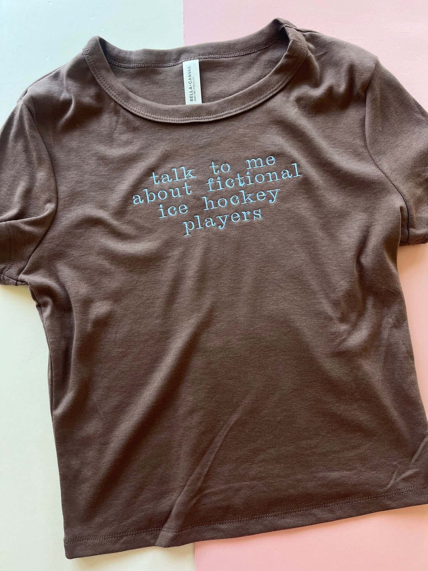 SECOND - L Ice Hockey baby tee