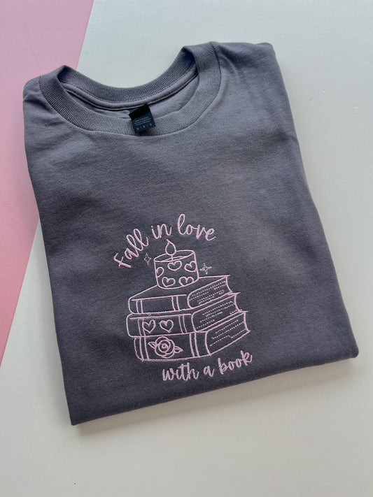Fall in Love with a Book T-shirt