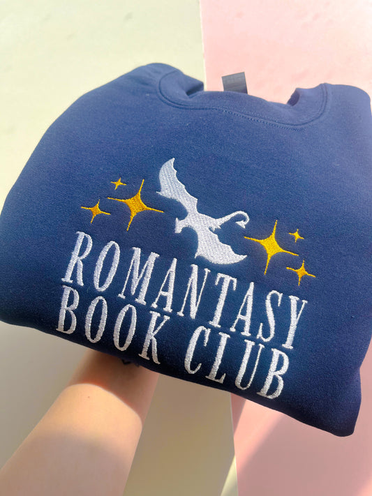 Romantasy Book Club Embroidered Sweatshirt
