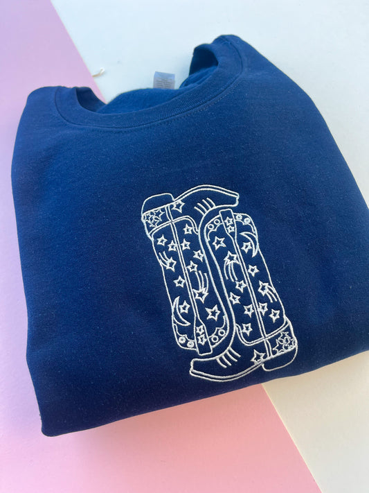 2XL Cowboy Boots Sweatshirt
