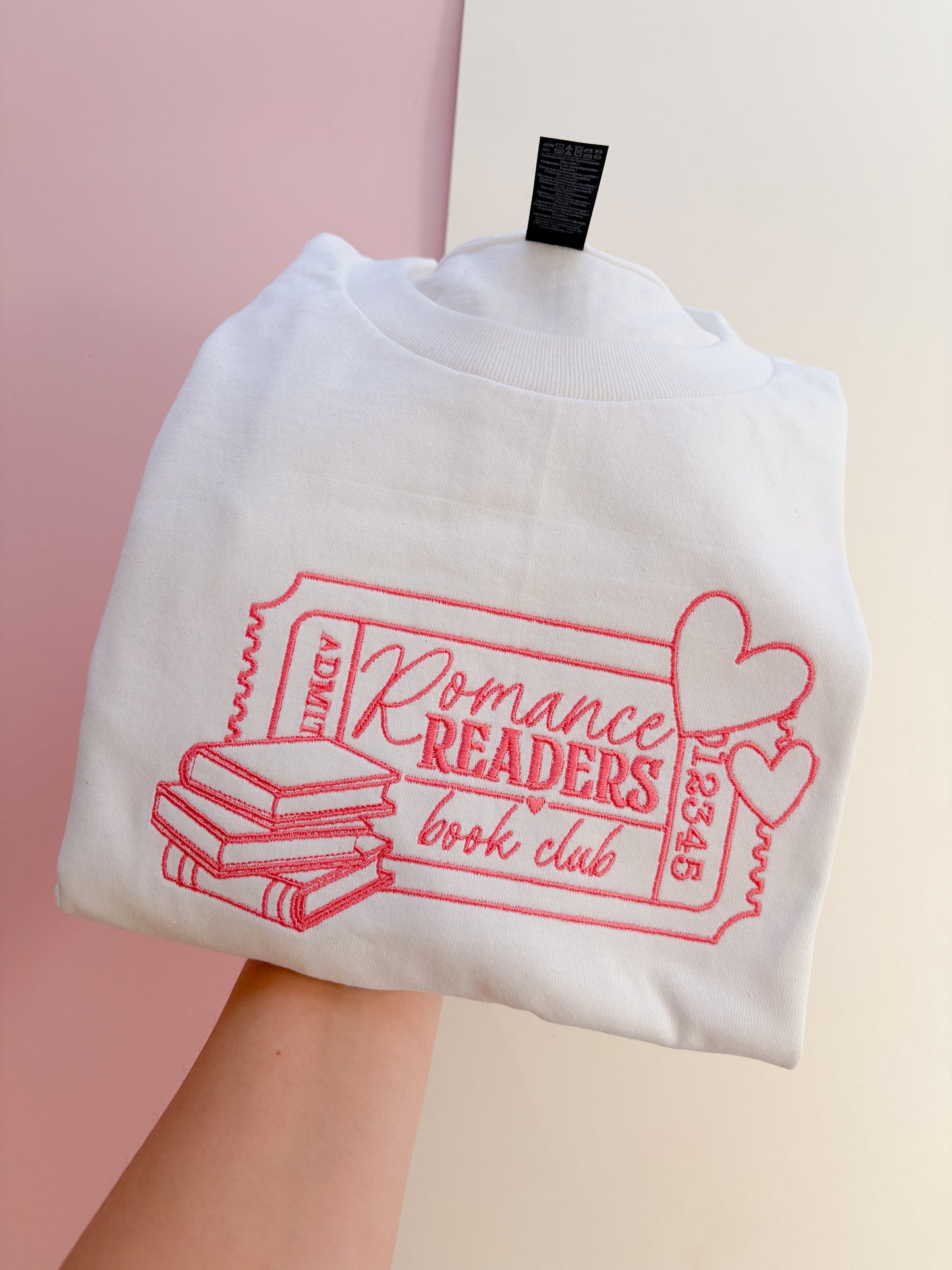 Romance Readers Embroidered T-shirt X Robyn Ellen Collab