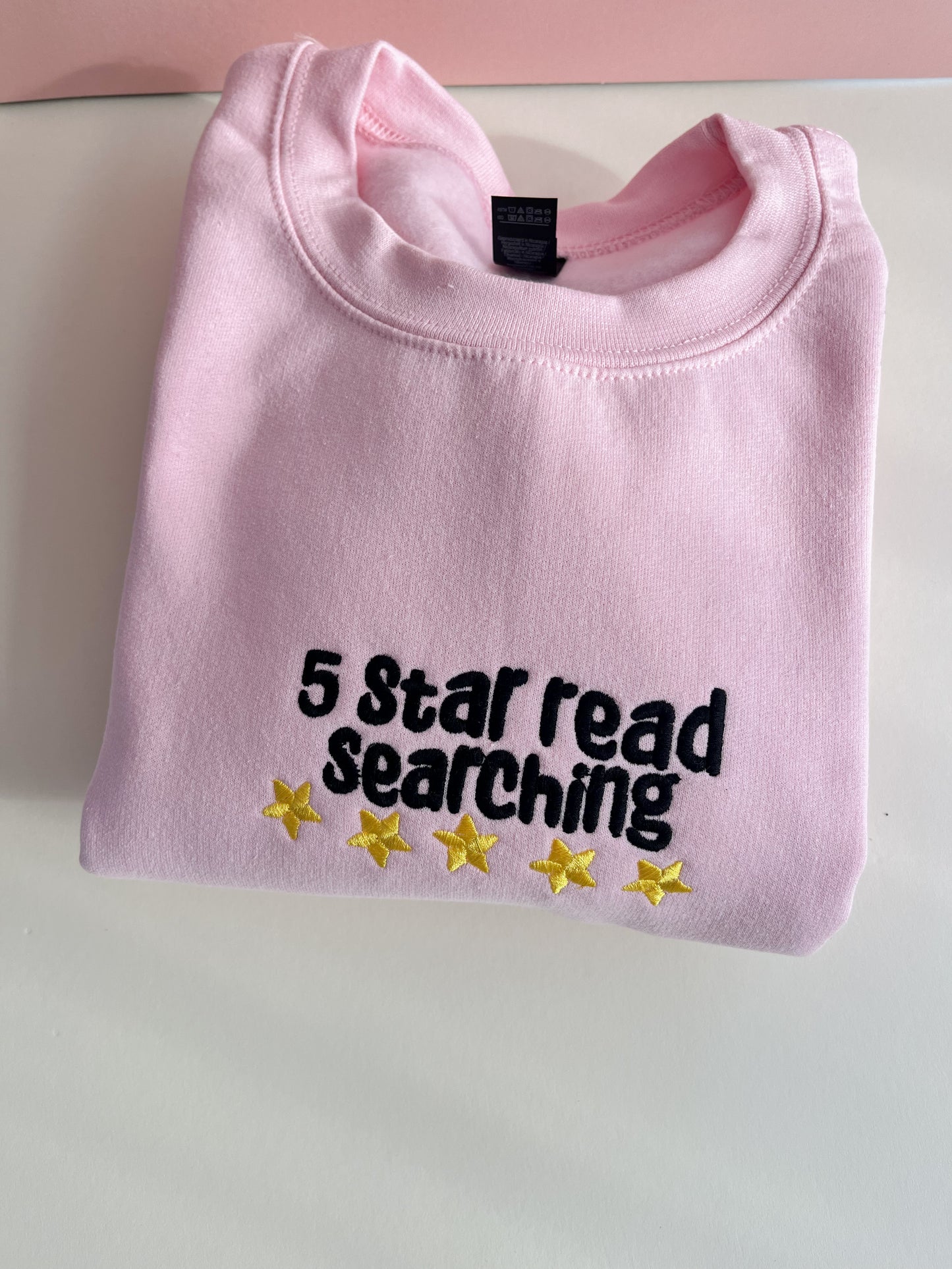 5 star read searching sweatshirt