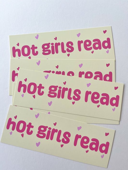 hot girls read bookmark