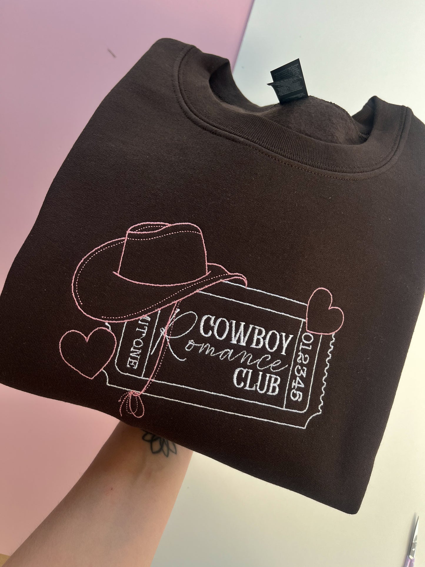 Cowboy Romance Embroidered T-shirt X Robyn Ellen Collab