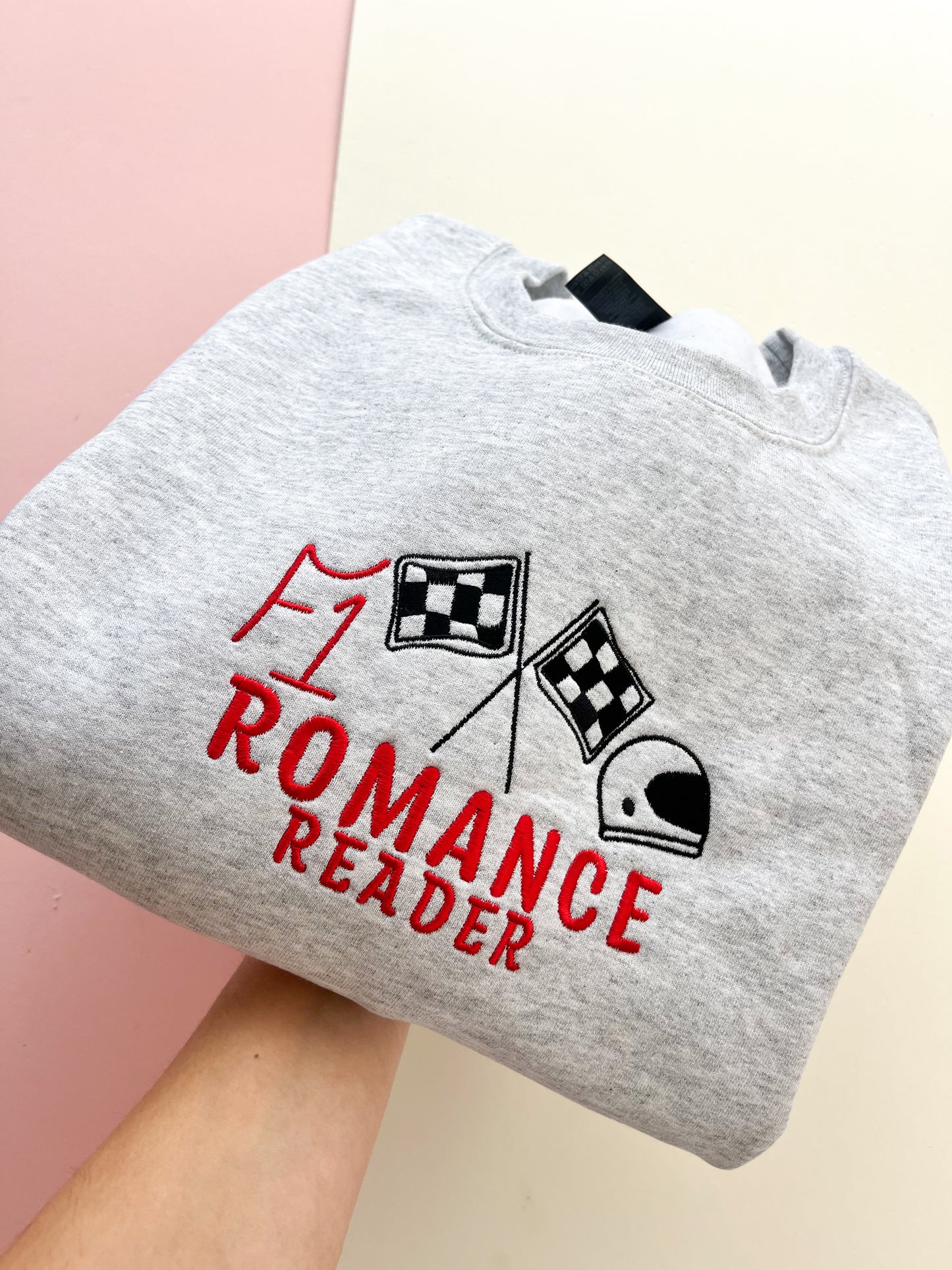 F1 Romance Reader Embroidered Sweatshirt