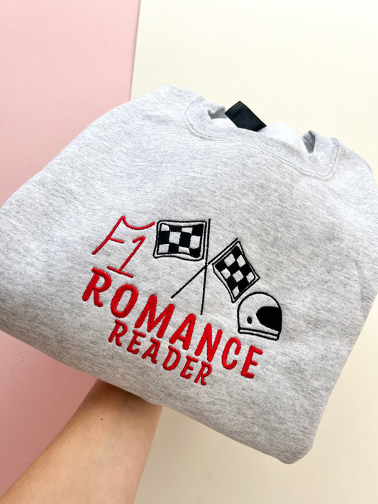 F1 Romance Reader Embroidered Sweatshirt