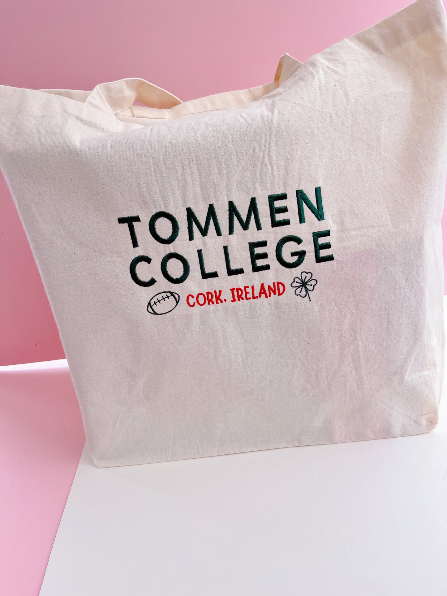 Tommen College Maxi Embroidered Tote Bag