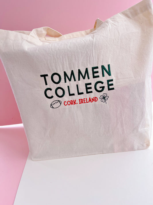 Tommen College Maxi Embroidered Tote Bag