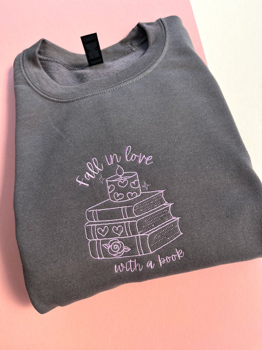 Fall in Love with a book Sweatshirt