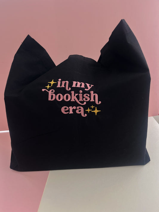 In my bookish era Embroidered Maxi Tote Bag