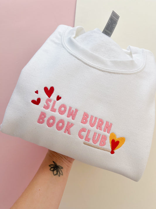 Slow Burn Embroidered Sweatshirt