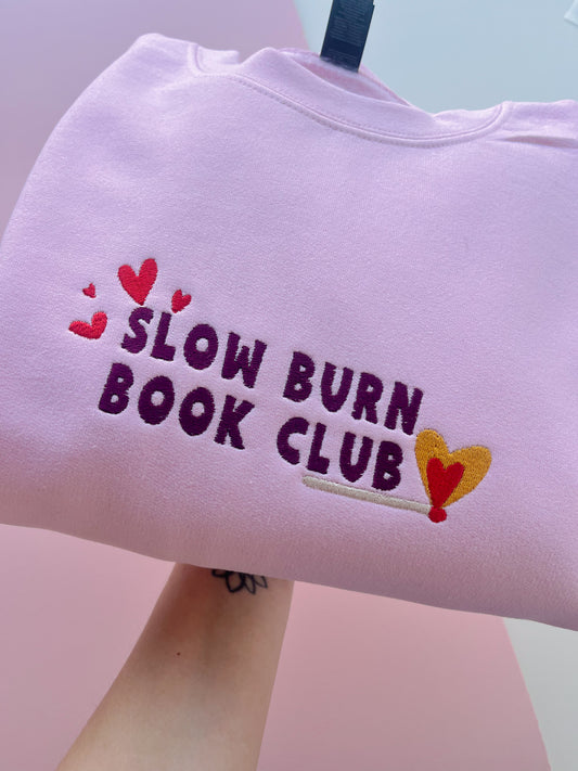 Slow Burn Embroidered Sweatshirt