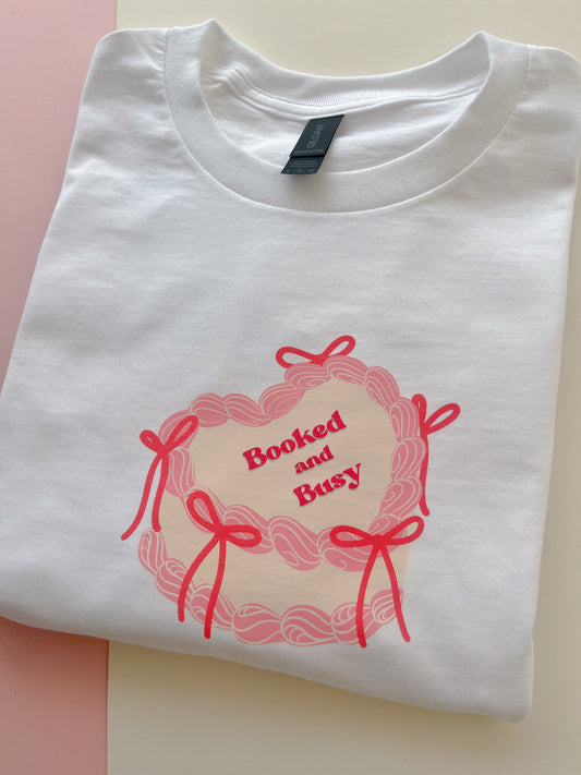 Booked and Busy Printed T-shirt