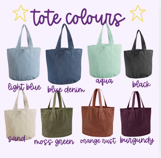 Denim Tote - Any Design from our website