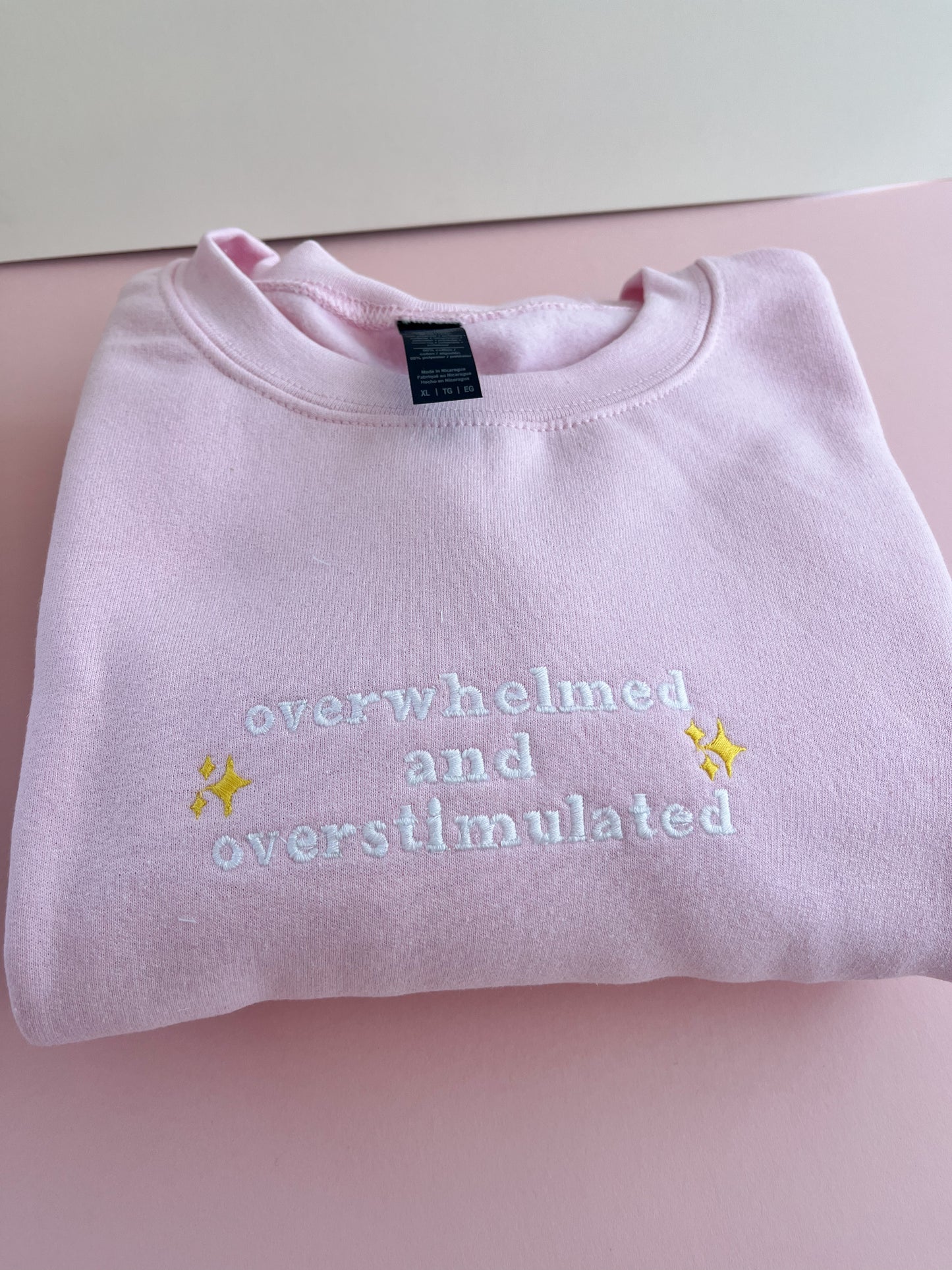 Small - Overwhelmed and Overstimulated Sweatshirt