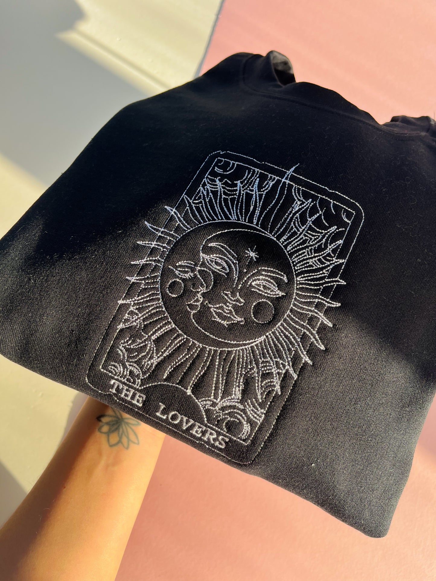 The Lovers Embroidered Sweatshirt