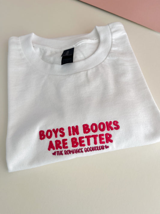 Boys In Books Are Better T-shirt