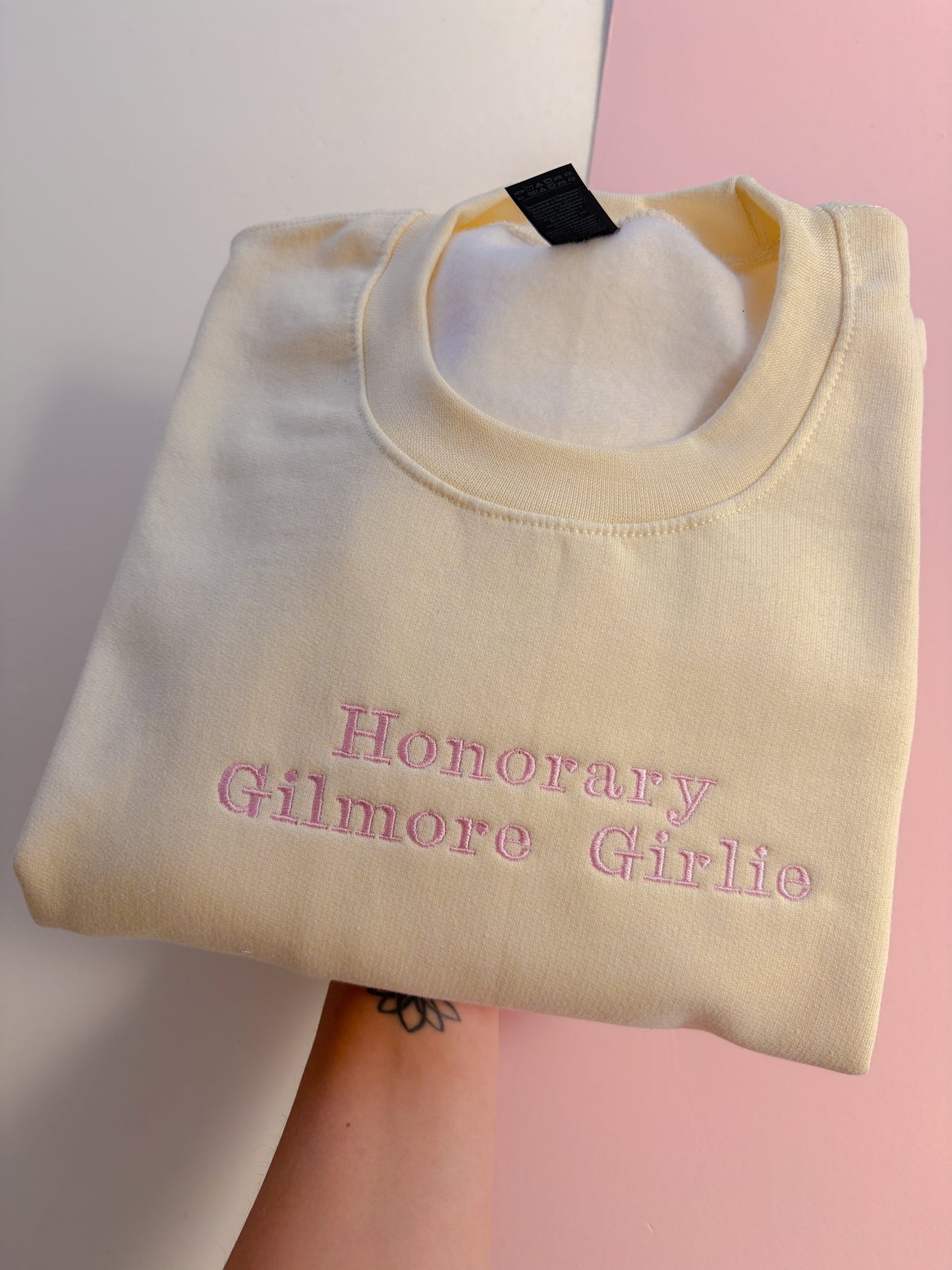 Honorary Gilmore Girlie Embroidered T-shirt