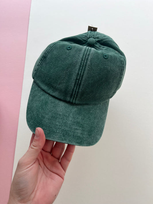 SAMPLE - plain green cap