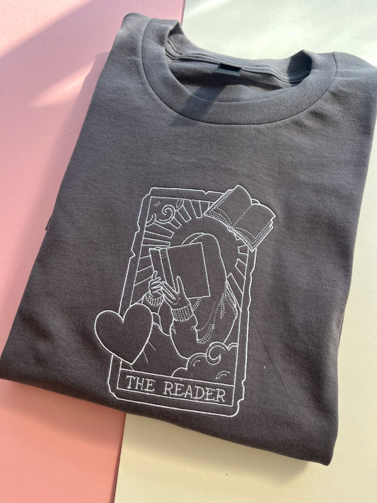 The Reader Embroidered T-shirt X Robyn Ellen Collab